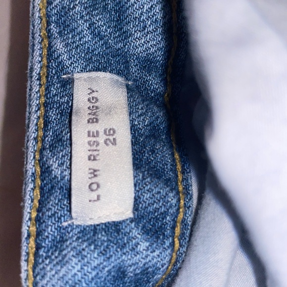 PACSUN low rise baggy jeans - size 26 - Picture 2 of 3